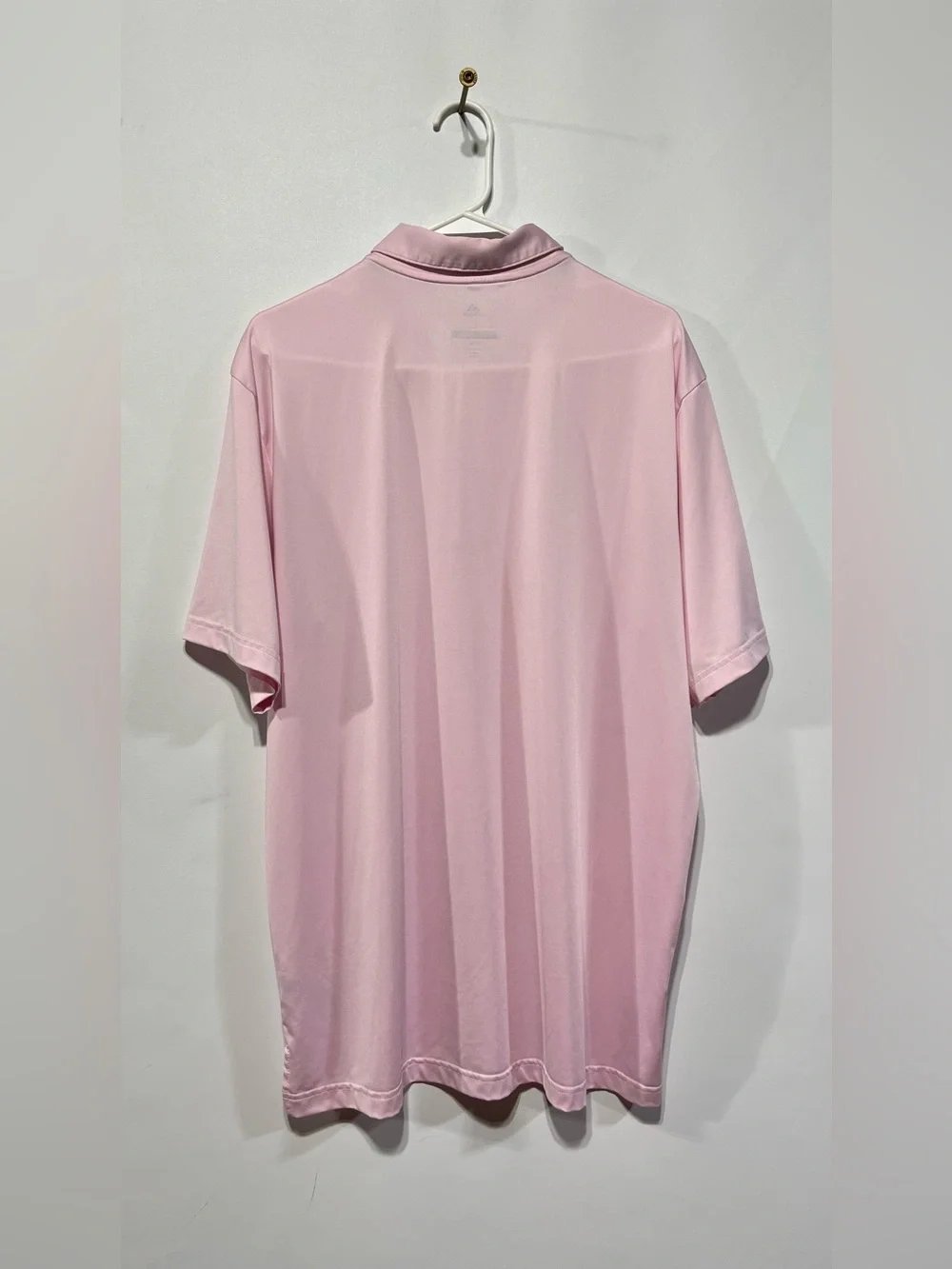 Adidas Golf Men’s Light Pink‎ Polo Performance Shirt Size Large